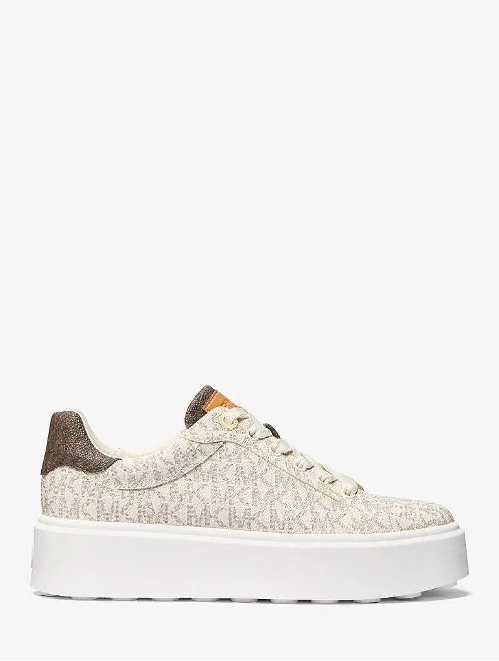 Michael Kors Romey Two-Tone Logo Platform Sneaker Size 9